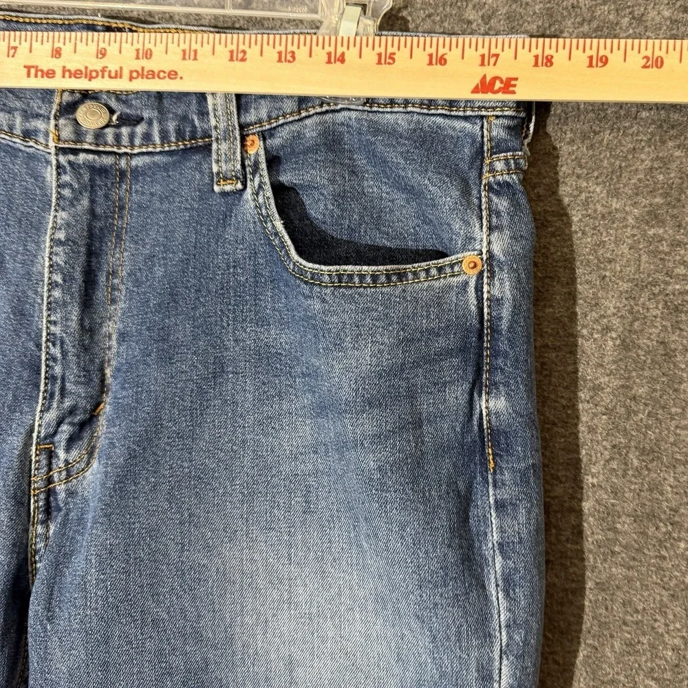 Levi's 514 Straight Fit Men's Jean Denim Blue Size 36 Waist 32 Length Cotton